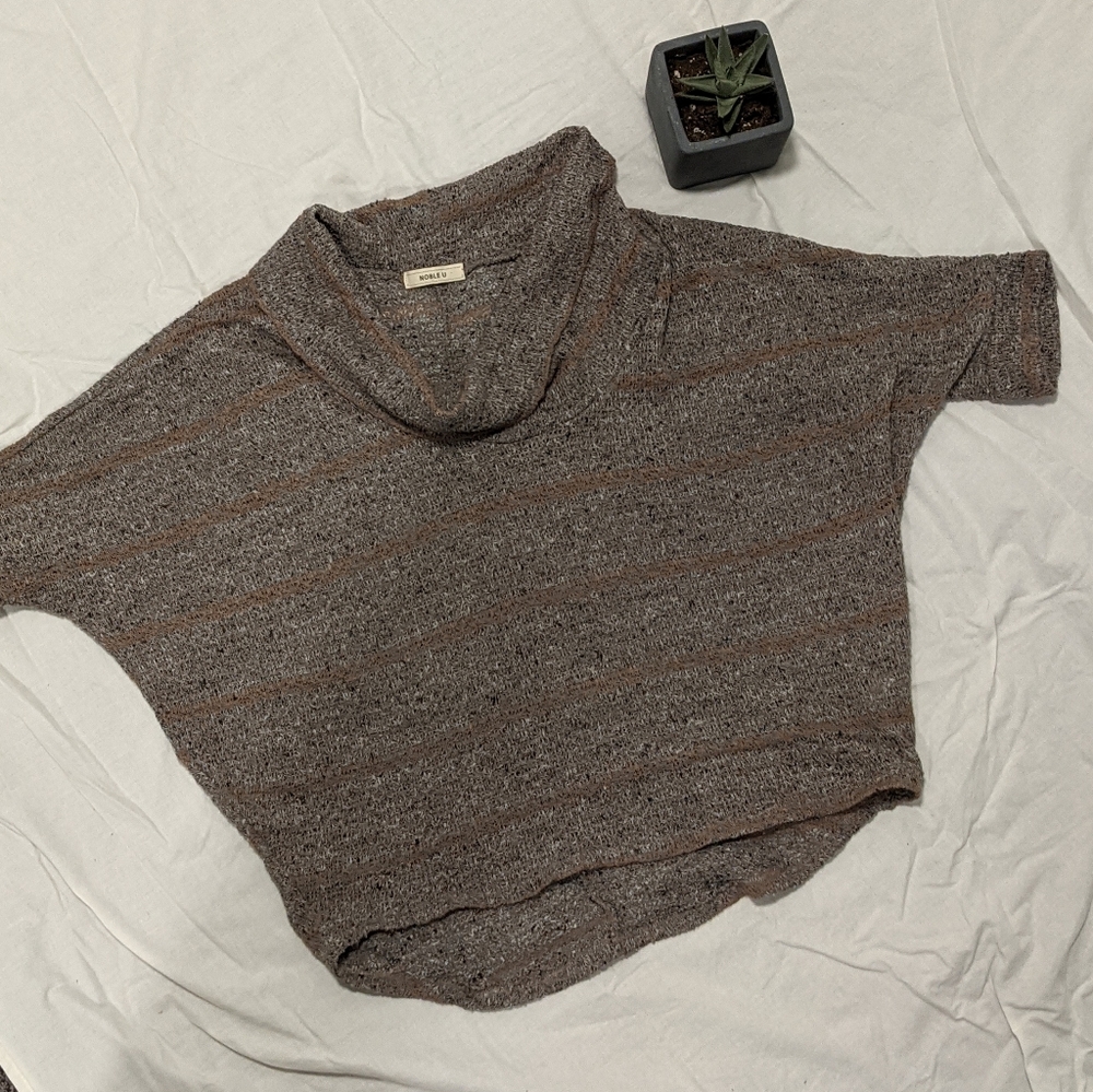 Cowl dolman sweater